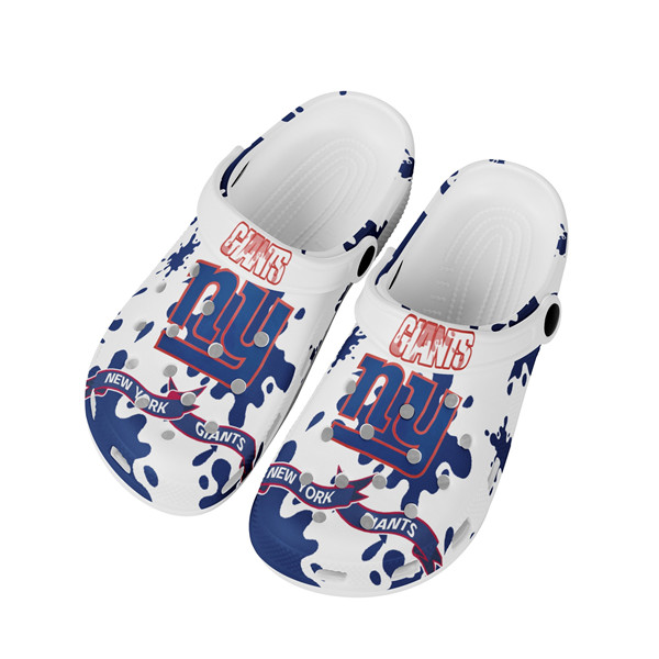 Women's New York Giants Bayaband Clog Shoes 002 Women's New York Giants Bayaband Clog Shoes 002